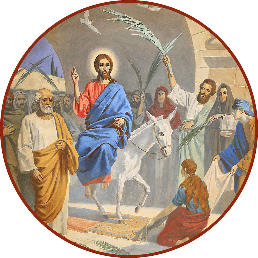 Икона Вход Господень в Иерусалим (АРТ.04692)