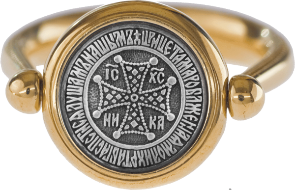 Перстень с иконой "Святая благоверная царица Тамара"