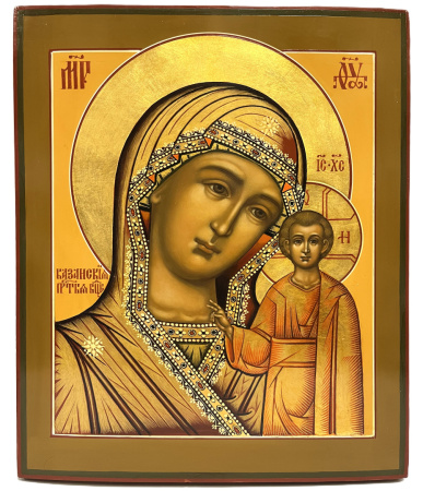 Казанская икона Божией Матери, писаная