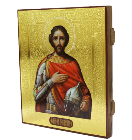 Св. Александр Невский, писаная икона
