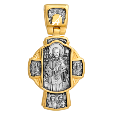 «Господь Вседержитель. Блж. Матрона. Апостолы Петр и Павел. Св. Петр и Феврония»