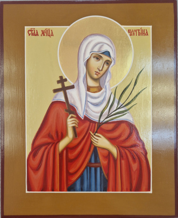 Св. Муч. Валентина. писаная икона