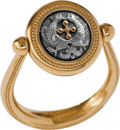 Перстень "Райские птицы"