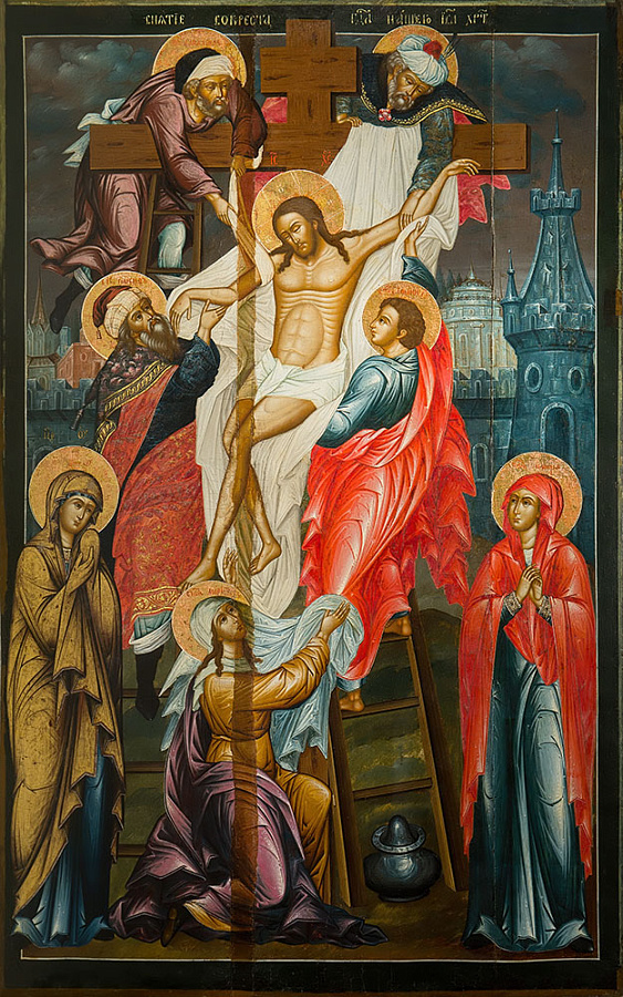 Икона Снятие с креста (АРТ.04667)