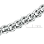 Цепь автомат из серебра, плетение панцирное