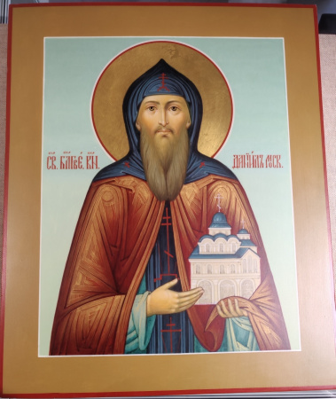 Даниил Московский, преподобный благоверный князь, писаная икона