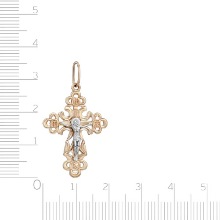 Крест "Распятие" из золота