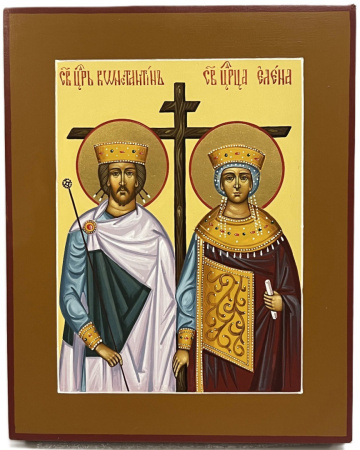 Св. Константин и Елена, писаная икона