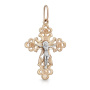 Крест "Распятие" из золота