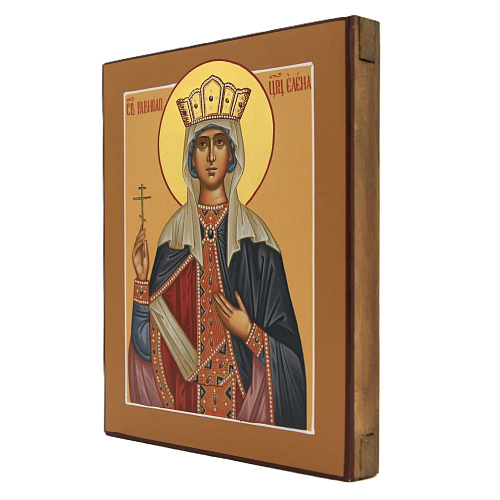 Рукописная икона Св. Равн. Царица Елена, писаная икона 