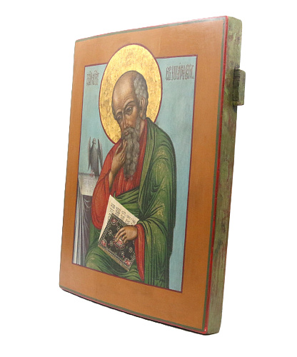 Старинная икона св. ап. Иоанн Богослов, 19 век 