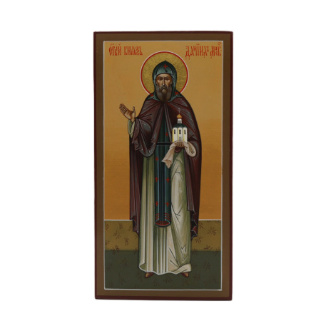 Даниил Московский преподобный Князь, писаная икона