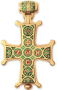 Крест-энколпион «СПАС НЕРУКОТВОРНЫЙ. СВЕТ И ЖИЗНЬ»