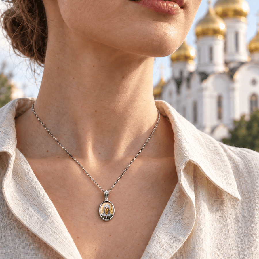 Медальон «Св. блж. Ксения Петербургская» 