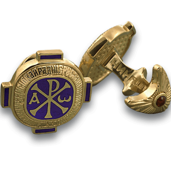 Православные запонки «Хризма» ЗП01