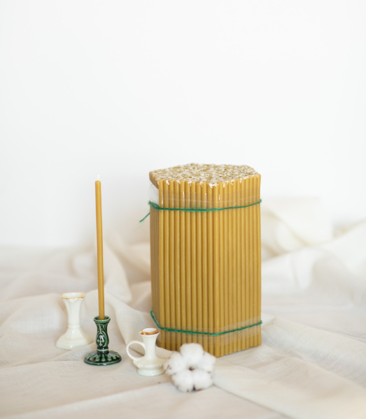 Свечи восковые церковные №60 Ø6 мм, длина 20 см