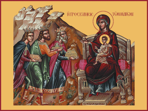 Поклонение волхвов, купить икону