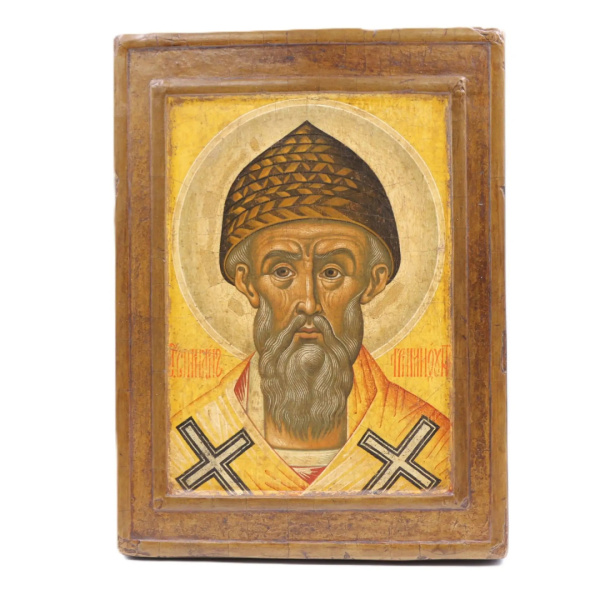 Спиридон Тримифунтский, копия иконы 17 века