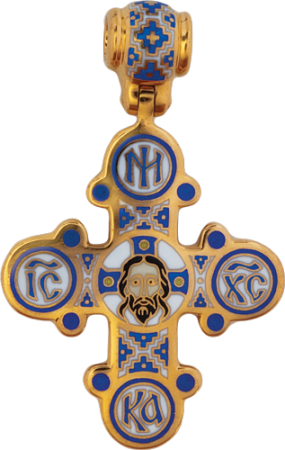 Крест «СПАС НЕРУКОТВОРНЫЙ. СВЕТ И ЖИЗНЬ»