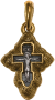 Крест «РАСПЯТИЕ. ГОЛГОФСКИЙ КРЕСТ С МОЛИТВОЙ»