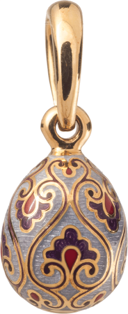 Пасхальное яйцо с цветочным орнаментом