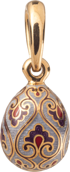 Пасхальное яйцо с цветочным орнаментом