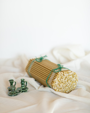 Свечи восковые церковные №40 Ø7 мм, длина 26 см