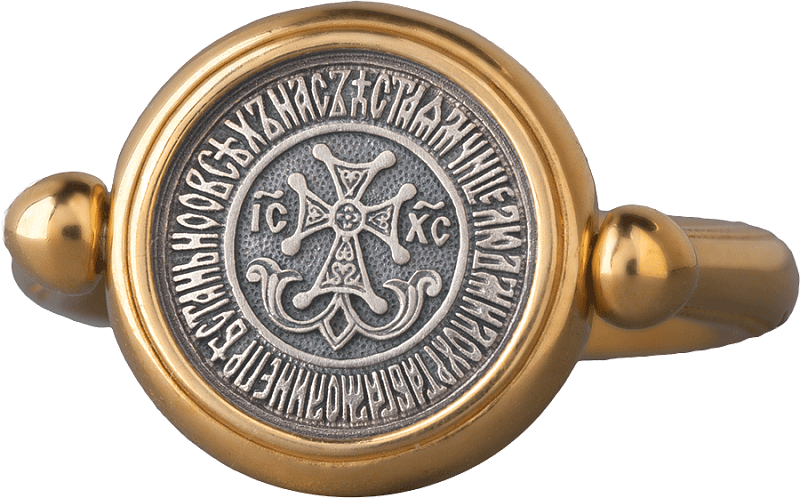 Перстень с иконой «СВЯТАЯ МУЧЕНИЦА КНЯГИНЯ ЧЕШСКАЯ ЛЮДМИЛА» – фото №3