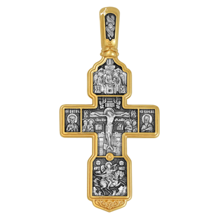 «Распятие Христово. Архангел Михаил. Николай Чудотворец. Казанская икона»