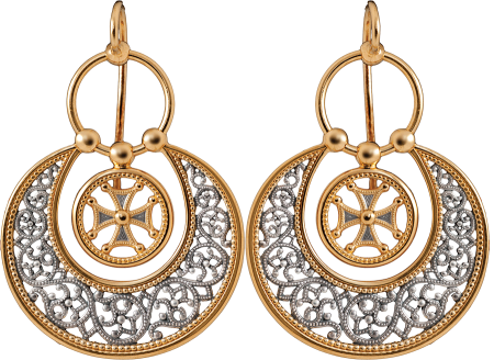 Серьги-лунницы