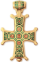Крест-энколпион «СПАС НЕРУКОТВОРНЫЙ. СВЕТ И ЖИЗНЬ»