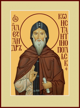 Александр Константинопольский преподобный, купить икону