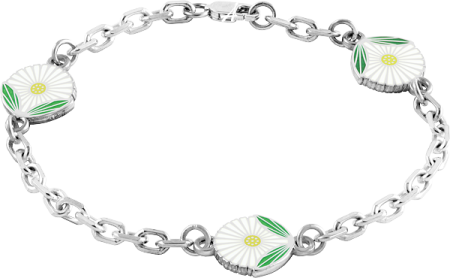 Браслет с христианским символом «Три ромашки»