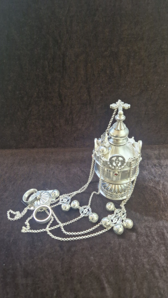 Кадило серебряное