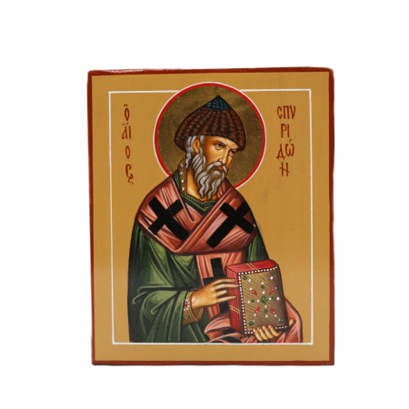 Спиридон Тримифунтский святитель, писанная икона