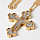 Крест Наперсный с образом Иисуса Христа, позолоченный – фото №4