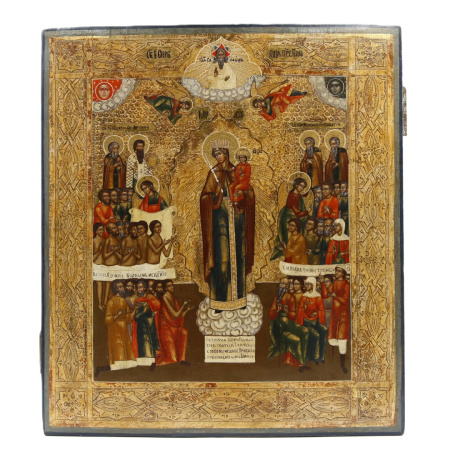 Всех Скорбящих Радость, икона Божией Матери, 19 век