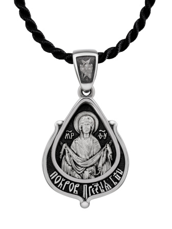 Образок "Покров Божией Матери в форме цаты"