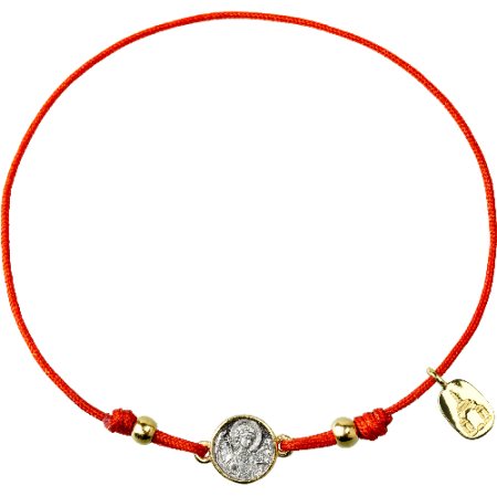 Браслет «Ангел хранитель» серебро/золочение