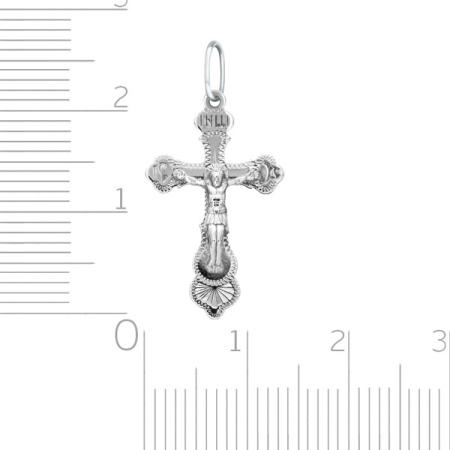 Крест из белого золота