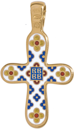Крест «ГОЛГОФСКИЙ КРЕСТ С ЦАТОЙ. КРИПТОГРАММА ВВВВ»