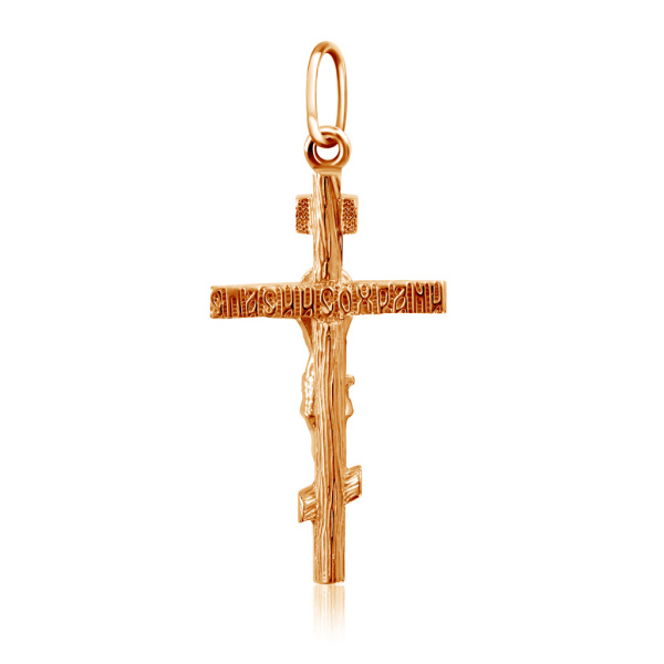 Крест из красного золота
