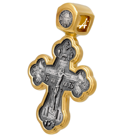 «Распятие. Архангел Рафаил и святые целители»