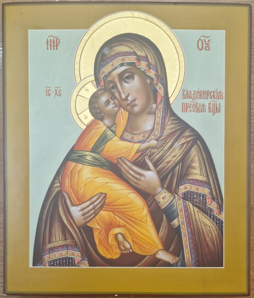 Владимирская икона Божией Матери, писаная икона