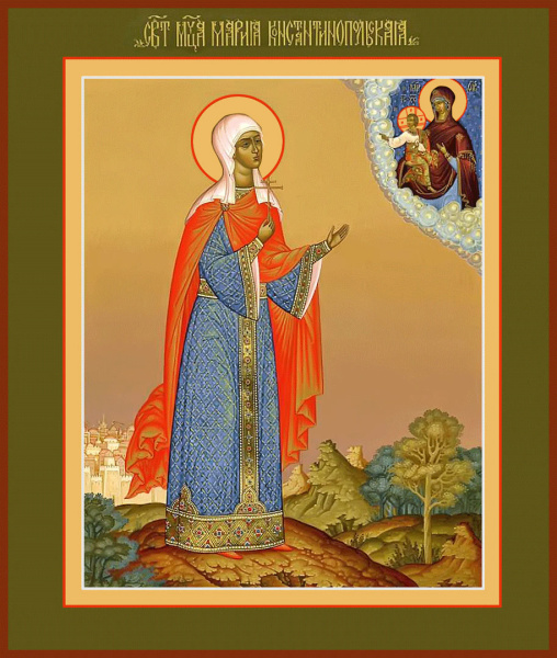 Мария (Патрикия) Константинопольская, Палестинская преподобная, купить икону
