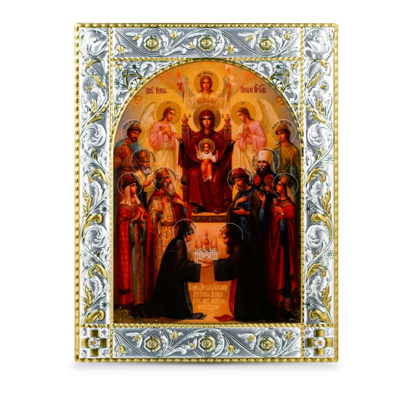 Икона Похвала Божией Матери икона в рамке