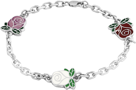 Браслет с христианским символом «Три розы»