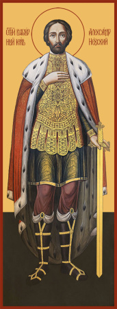 Александр Невский благоверный князь, купить икону