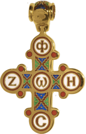 Крест «СПАС НЕРУКОТВОРНЫЙ. СВЕТ И ЖИЗНЬ»