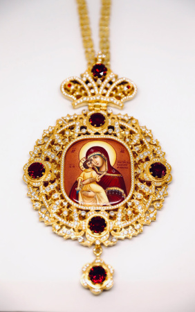 Панагия. Богородица Взыграние Младенца